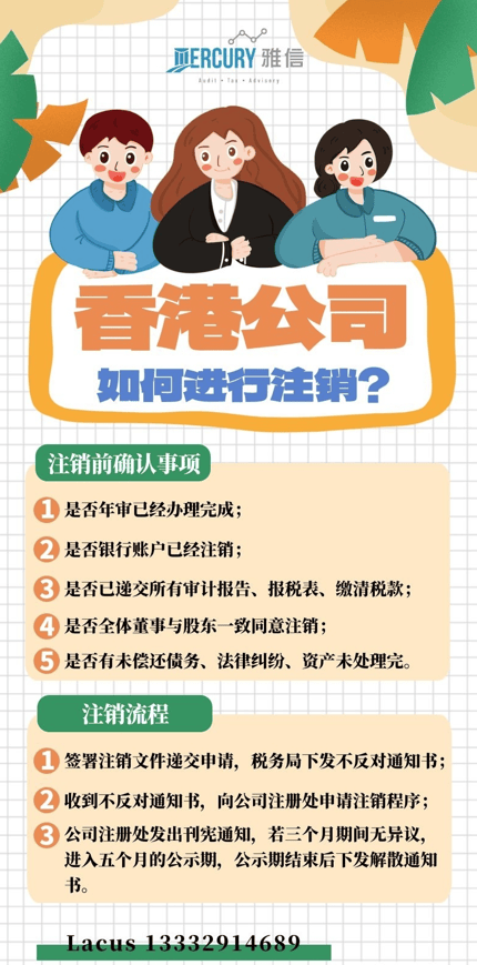 香港公司如何进行注销？