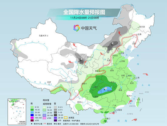 下半年首场寒潮过程将来袭，23日起中东部大风降温雨雪齐至