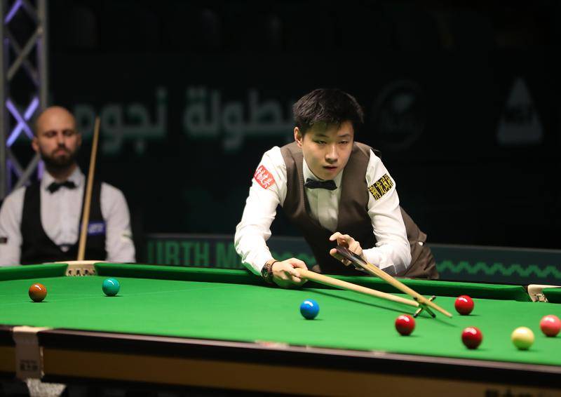 沙特斯诺克大师赛：赵心童、丁俊晖晋级16强 特鲁姆普爆冷出局
